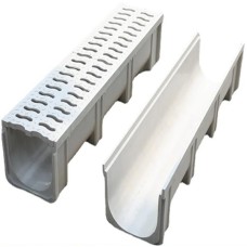 Glasfaser-Entwässerungsgraben